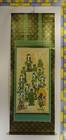Ik783 Japanese Scroll Buddhist Art     Amida Buddha With Kannon And 13 Deities Pai