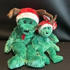 Rare Ty Beanie Buddy   Beanie Baby 2002 Holiday Teddy Lot W tags Mint Condition 