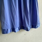 Vintage Vanity Fair Nightgown Periwinkle Blue Nylon Satin Trim Sleeveless