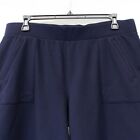 T By Talbots Woman Plus Navy Blue Pockets Stretch Shorts 2x