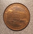 1915 Panama Pacific Exposition San Francisco State Oregon Building Bronze Medal
