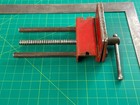Vintage Red Columbian 6cm2 Woodworking Vise - 6   Jaws  6   Capacity