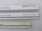 K e Keuffel   Esser 3240m Leroy Template Lettering Set Drafting Tools 61 2650