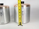 Maid Of Honor Canister Set Of 2 - Flour And Sugar - Aluminum Mcm Kitchen Storage