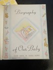Vintage 1946 Baby Memory Book Filled In Mid Century Ephemera Used