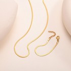 Girls Kid s Jewelry Set Stainless Steel Blade Snake Chain Necklace Bracelet Gold