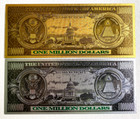 Gold   Silver Foil Plated  1 Million Dollar Bill Set     Premium Collectible Gift