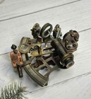 Brass Nautical Sextant  Personalised J Scott London Navigation Handmade
