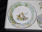 Peter Rabbit Beatrix Potter Mr Jeremy Fisher Frog 3 Piece Baby Feeding Dish Set