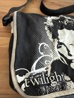Twilight Edward Vampire Movie Saga Book Black White Large Y2k Messenger Bag