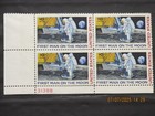 The Listing  1 usps 10  1969first Man On The Moon Plate Block Of 4-c76