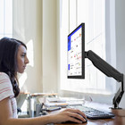Gas Spring Monitor Arm 32 Inch Single Mount Desk Vesa Computer Stand Support