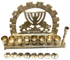 Vg Judaica Jewish Hebrew                    Hanukkah Menorah Judaism 12 Tribes Of Israel