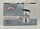 Whistling Stainless Steel Stovetop Teakettle With Infuser Sturdy Teap   2 Liters