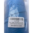 Zuext Light Blue Cotton Cord Macrame Kit W  Wooden Ring   Beads Crafts Purses