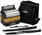 Hohner Corona Ii Diatonic Accordion - Keys Of G c f - Black Lacquer