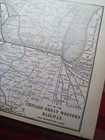  1906 Train Route Map Chicago Great Western Railway All Railroad Stations Marked