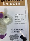 Knit Your Own Unicorn -kit For Diy Craft - Crochet-us Seller