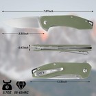 Flissa 4 5  Pocket Knife Folding Tactical Knife W d2 Blade G10 Handle Liner Lock