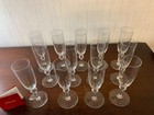 Set Of 16 Baccarat Normandie Crystal Champagne Flutes