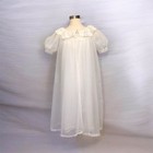 Vintage Lisette Babydoll Sheer Chiffon Peignoir Robe And Nightgown Set Size S