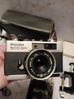  vintage Ricoh 500gx Film Camera 40mm F2 8 Lens Manual Extras 