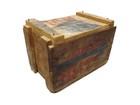 Army Vintage Ussr Wooden Crate 7 62 Mm Small Arms Ammunition Box W  Lid