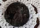 Ancient Byzantine Bronze Coin Cross Design Ni Ka Reverse  1034-1041 Ad 