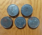 5 X Copenhagen Vintage Snuff Tobacco Cans 1986 Statue Of Liberty Bicentennial