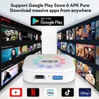 Wireless Carplay Ai Box Android Auto  Built-in Youtube  Netflix  Tiktok W  Led