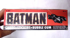 Batman 1989 Movie Series 1 Empty Trading Card Box Topps - No Cards - No Packs