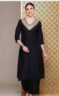 Women Embroidery Yoke Design Straight Kurta With Palazzo