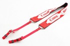            unused    Canon Neck Strap For Slr Dslr Cameras Red White From Japan