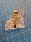Microphone Lapel Pin Mic Brooch Tie Tack Dj Singer Musician Gift Accessory