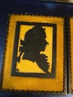 Vintage Buckbee Brehm 16th Century Lady  Nobleman Silhouette Wall Plaques Set