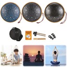 Steel Tongue Drum 15 Notes 12 Inch D-key Panda Balmy Drum Percussion Instrument