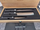 Kamikoto Kanpeki Professional 3 Piece Knife Set In New Original Wood Box