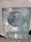 Vintage 1950s Pepsi Cola Bottle Cap Sign Metal Embossed 22 X 28 Split C