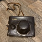 Vintage Argus C3 35mm Rangefinder Camera With Leather Case  Untested 