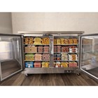 Evakool Ekuc48f 48  Commercial Undercounter Two Door Freezer Worktop
