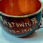 Maytown 1910 Pa Pennsylvania Ruby Red Flash Souvenir Glass Trinket Tea Cup