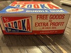 Vintage Topps Bazooka Bubble Gum 240 Piece Box  1980 s Free Goods For Extra Prof
