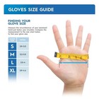 Kingfa Blue Nitrile Medical Gloves Powder   Latex Free Disposable 3 Mil