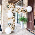 Balloon Garland Arch Kit-144 Pcs White And Gold Balloons-wedding Birthday Party