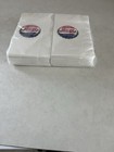 Vintage Pepsi-cola Napkins Sealed Package Pop Bottle Cap 100 Dispenser Napkins 