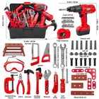 Kids Tool Set     48-piece Construction Kit With Toy Drill  Toolbox For Ages 3-5