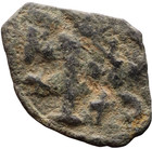 Heraclius Martina Heraclius Constantine Bronze Ancient Byzantine Coin 20x16mm
