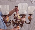 Large  capodimonte  Chandelier - Good Cond - Local Only
