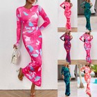 Sexy Women Bodycon Long Dress Ladies Evening Cocktail Clubwear Party Ball Dress
