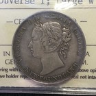 1898 Obv  1 Large  w   Iccs Graded Newfoundland Silver   50 Cent    vf-30  